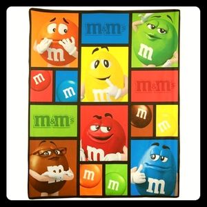 M&M throw